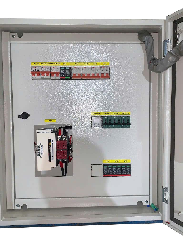 Tủ điện hòa lưới có lưu trữ 10kW
